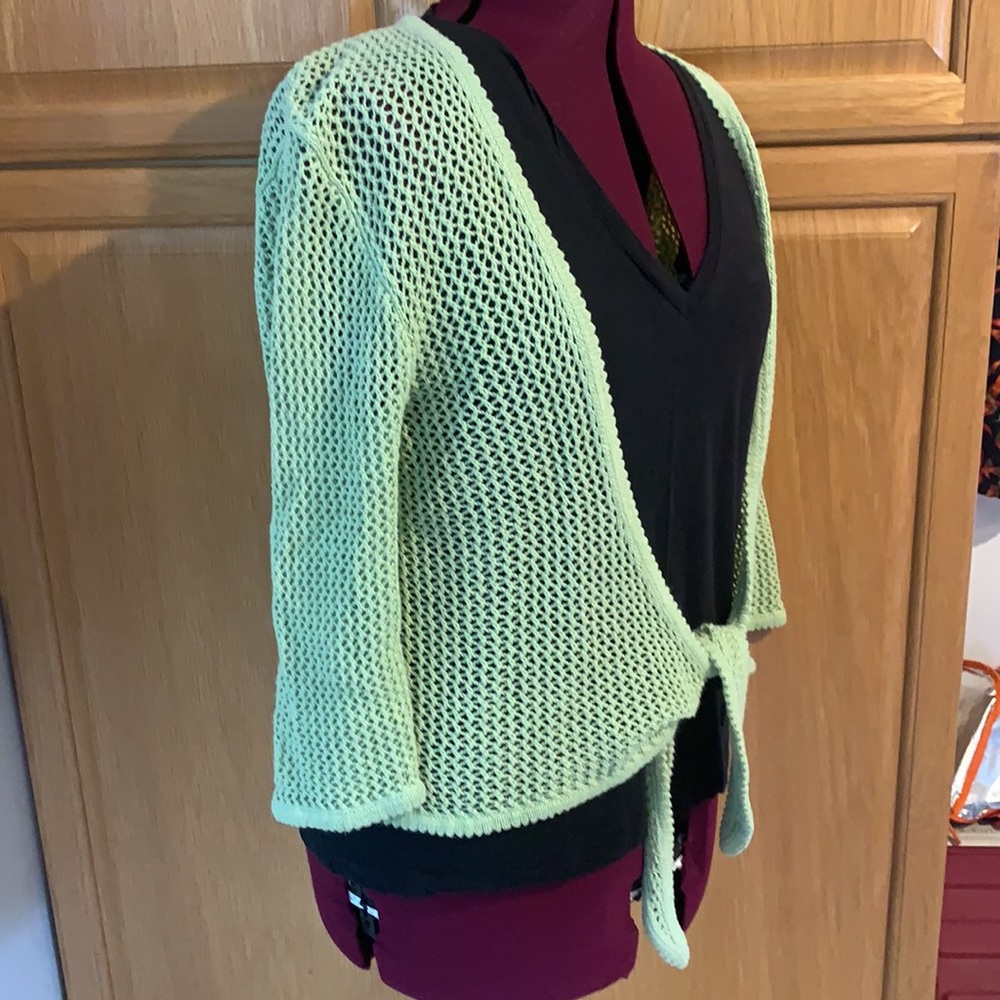 Christopher & Banks crochet cardigan